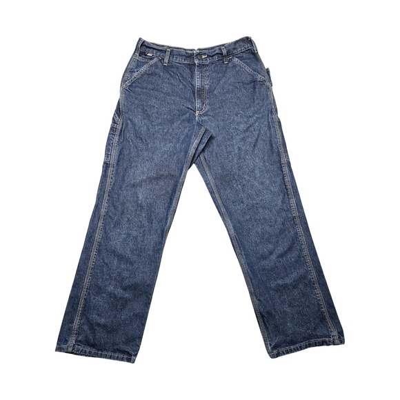 Carhartt FR Jeans Mens 34x32 Loose Fit Flame Resistant CAT 2 Carpenter FRB13 - Picture 1 of 16